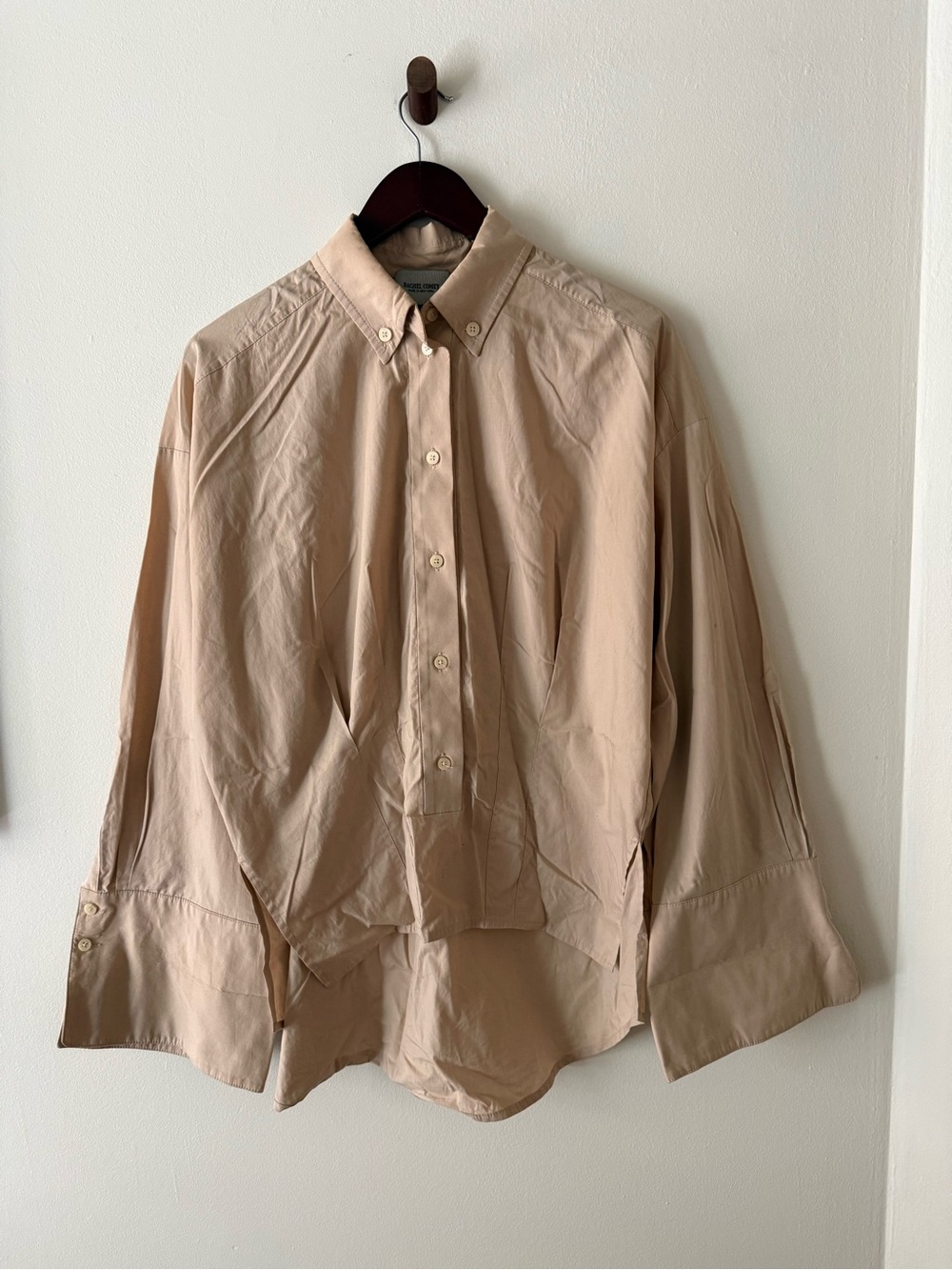 Rachel Comey Women's Beige Button-Down Shirt